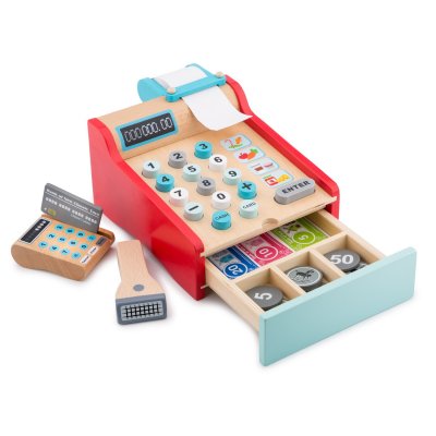 NEW CLASSIC TOYS  Caisse enregistreuse enfant bois