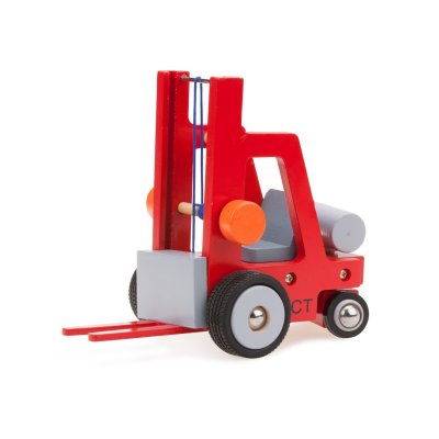 NEW CLASSIC TOYS  Chariot &Eacute;l&eacute;vateur Jouet en Bois pour Enfant, 920, Red