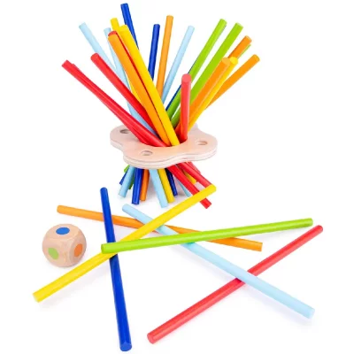 NEW CLASSIC TOYS  jeu de b&acirc;tons 90 x 18 cm en bois 30 pi&egrave;ces