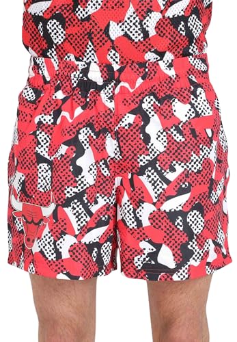 NEW ERA  ERA Short pour homme Chicago Bulls NBA Team all Over Print Rouge, rouge, S taille courte