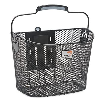 NEW LOOXS  panier a velo toscane smartlock 19 litres 34 x 25 x 25 cm noir