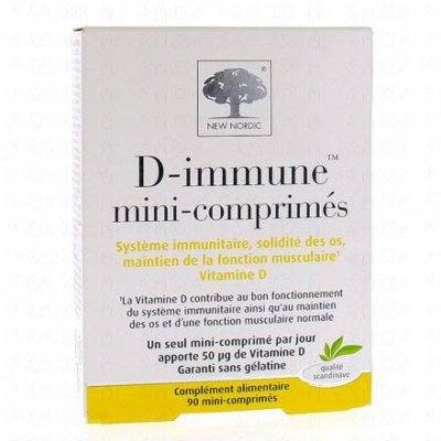 NEW NORDIC  D-Immune x90 mini-comprim&eacute;s
