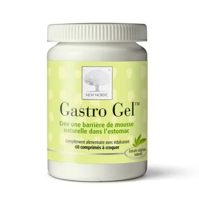NEW NORDIC  Gastro Gel 60 Cp - Bo&icirc;te 60 comprim&eacute;s