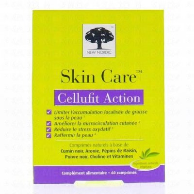 NEW NORDIC  Skin Care Cellufit Action 60 Cp - Bo&icirc;te 60 comprim&eacute;s