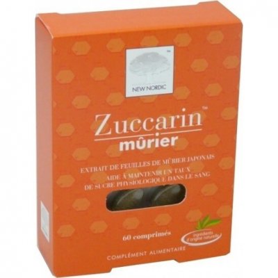 NEW NORDIC  Zaccarin murier bo&icirc;te 60 comprim&eacute;s