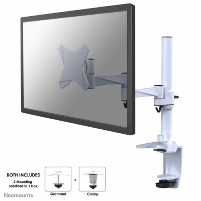 NEOMOUNTS NewStar FPMA-D1330WHITE - montage sur bureau (bras reglable)