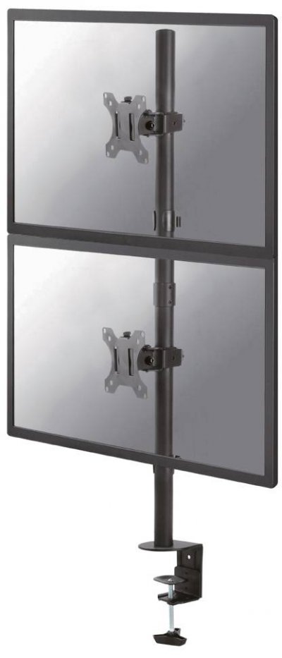 NEOMOUNTS NEWSTAR FPMA-D550DVBLACK Flat Screen Desk Mount clamp 10-32inch