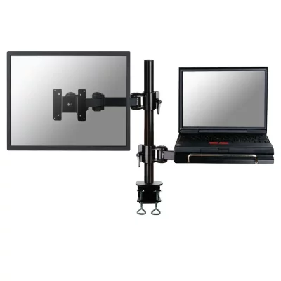 NEOMOUNTS Newstar support de bureau r&eacute;glable pour moniteur 10""-27"" 10-43 cm noir