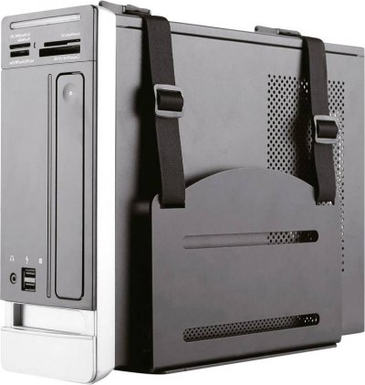 NEOMOUNTS NEWSTAR Support pour CPU W100BLACK - Profondeur : 12-21 cm