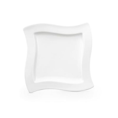 VILLEROY & BOCH NewWave Assiette dessert carr&eacute;e Blanc 