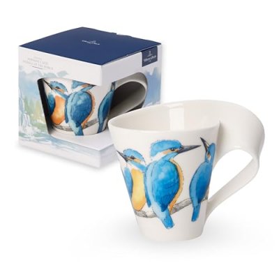 VILLEROY & BOCH NewWave Caff&egrave; Martin-p&ecirc;cheur Mug (emballage cadeau) Bleu 