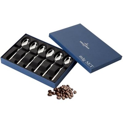 VILLEROY & BOCH NewWave Set Cuill&egrave;re &agrave; expresso 6 pcs Gris 