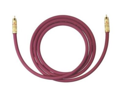 OEHLBACH NF 214 Subwoofer Master Set - C&acirc;ble de subwoofer - RCA m&acirc;le pour RCA m&acirc;le - 4 m - bordeaux
