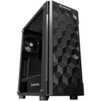 NFORTEC  Azir Noir Verre tremp&eacute; USB 3.0 Noir