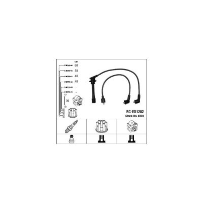 NGK  Fils de bougies / Faisceau d'allumage 0350 DAIHATSU FEROZA