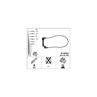 NGK  Fils de bougies / Faisceau d'allumage 0569