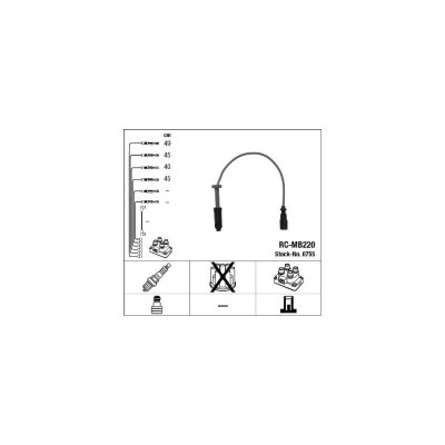 NGK  Fils de bougies / Faisceau d'allumage 0755