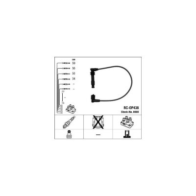 NGK  Fils de bougies / Faisceau d'allumage 0808