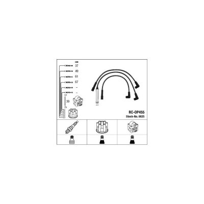 NGK  Fils de bougies / Faisceau d'allumage 0825