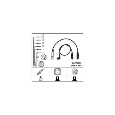 NGK  Fils de bougies / Faisceau d'allumage 0956