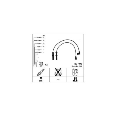 NGK  Fils de bougies / Faisceau d'allumage 2506