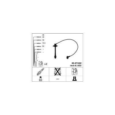 NGK  Fils de bougies / Faisceau d'allumage 44262 TOYOTA RAV