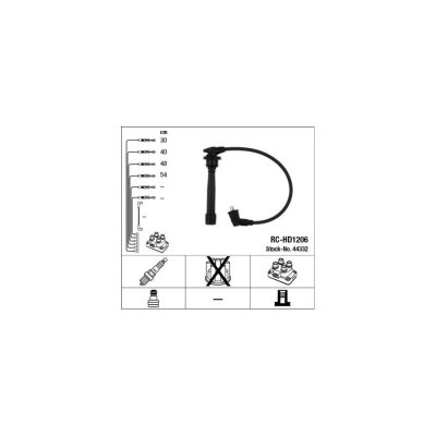 NGK  Fils de bougies / Faisceau d'allumage 44332