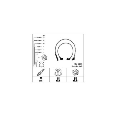 NGK  Fils de bougies / Faisceau d'allumage 8047