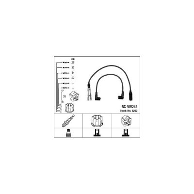 NGK  Fils de bougies / Faisceau d'allumage 8262