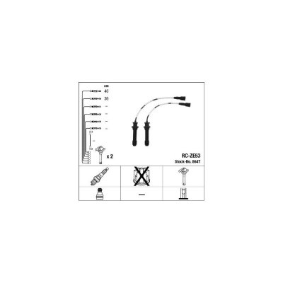 NGK  Fils de bougies / Faisceau d'allumage 8647