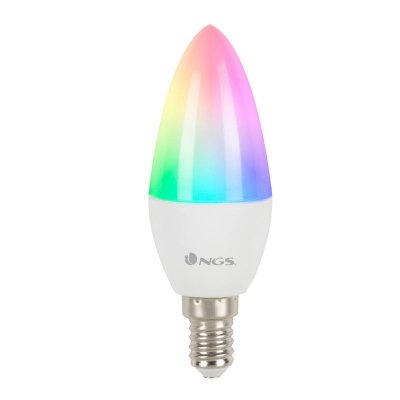 NGS  Ampoule Led Connect&eacute;e  Bulb Gleam 514c Rgb E14 5w 500lm Noir
