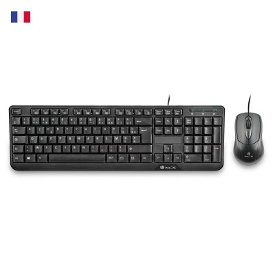 NGS  COCOA KIT - Ensemble clavier et souris - USB - Espagnol - noir