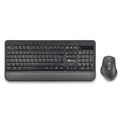 NGS  pack clavier - souris sans fil spell multimode (2.4 ghz + bluetooth) (noir) SPELLKITFRENCH