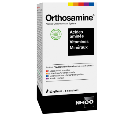 NHCO  orthosamine acides amin&eacute;s, vitamines, min&eacute;raux bo&icirc;te de 42 g&eacute;lules