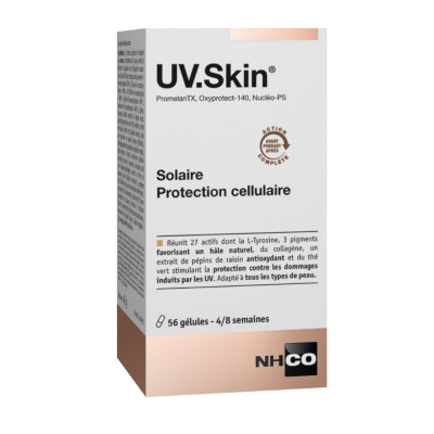NHCO  uv.skin autobronzant protection cellulaire 56 g&eacute;lules