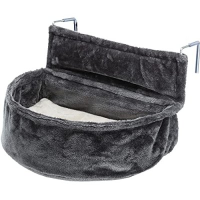 TRIXIE Niche douillette XXL pour chat, hamac de radiateur, gris fonc&eacute;