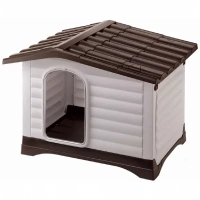 FERPLAST Niche  Dogvilla pour chien - Dogvilla 90 - L88xP72xH65cm