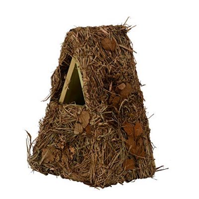 ESSCHERT Nichoir camouflage - l 12,8 x l 16,2 x h 23,8 cm - marron
