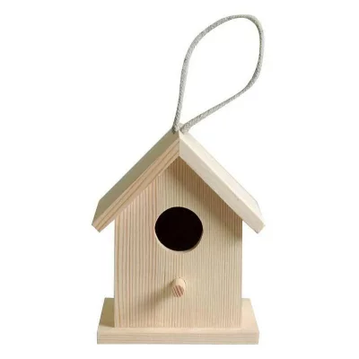 ARTEMIO Nichoir en bois &agrave; suspendre 13 cm -  - couleur variant