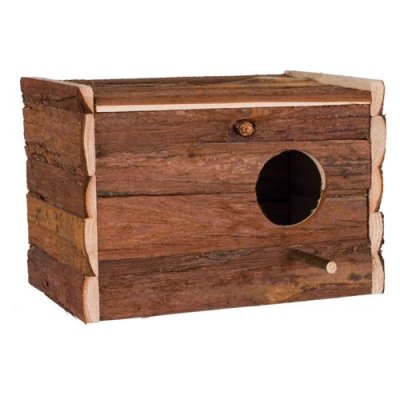 TRIXIE Nichoir, en bois d'&eacute;corce 30 &times; 20 &times; 20 cm/&oslash; 7,8 cm