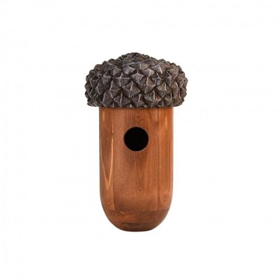 ESSCHERT DESIGN Nichoir en forme gland pour oiseaux troglodyte. - - ED-NK83