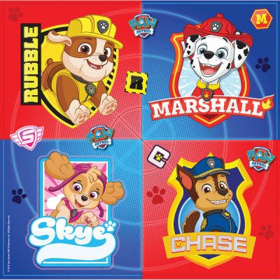 AMSCAN Nickelodeon serviettes de table Paw Patrol 33 cm 16 pi&egrave;ces multicolore