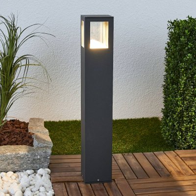 LUCANDE Nicola Lampe de Jardin H65 Graphite - 