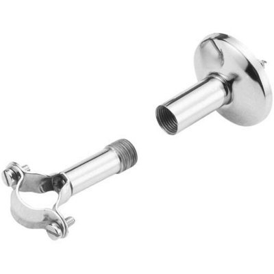 NICOLL  - Collier de fixation r&eacute;glable diam&egrave;tre 16, laiton chrom&eacute;