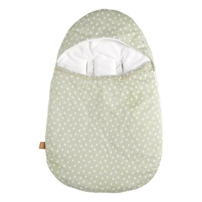 SAUTHON Nid d'ange hiver 5 attaches vert tilleul JDNA2