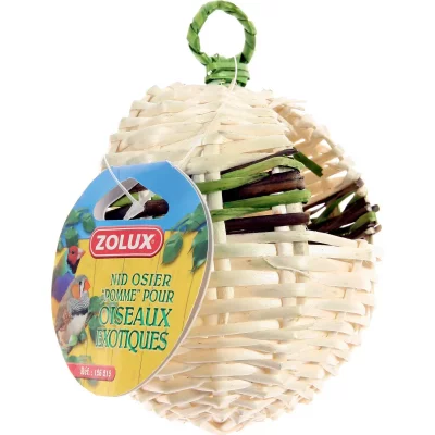ZOLUX Nid osier exotique pomme 