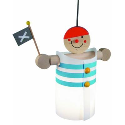 NIERMANN STANDBY  197 Pirate Lampe Suspendue Pour Enfants Plastique Bois 60 Watts