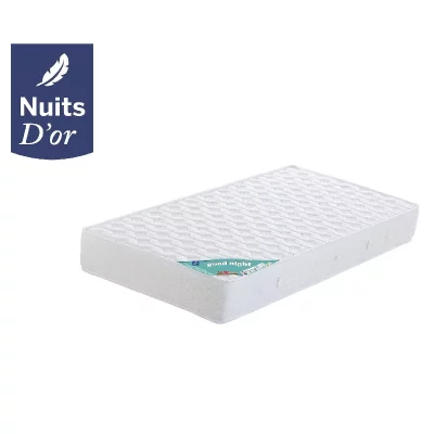 NUITS D OR Nightgood Matelas 90x200 Densit&eacute; 35 Kg/m3 - Hauteur 21 Cm -  Soutien TRES FERME - Orthop&eacute;dique