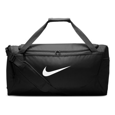 NIKE  Brsla Duff X Sac de Sport Unisexe Noir/Blanc Taille Unique