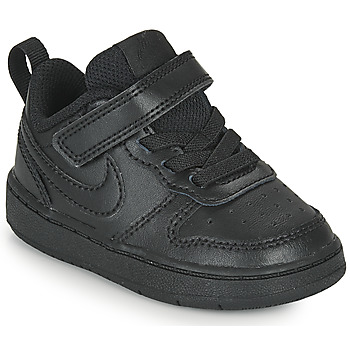 NIKE  Court Borough - Noir - Chaussures Velcro Gar&ccedil;on sports taille 21